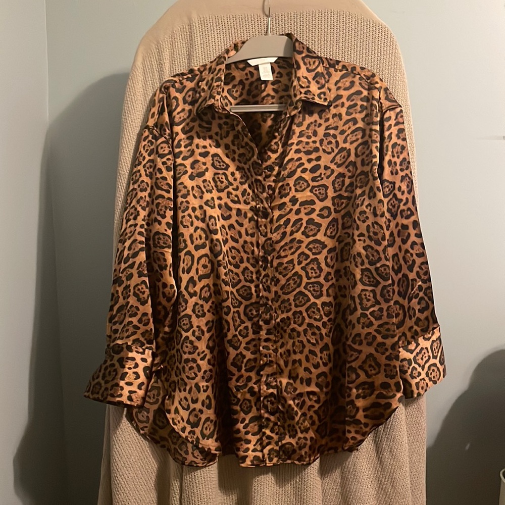 H&M button down blouse